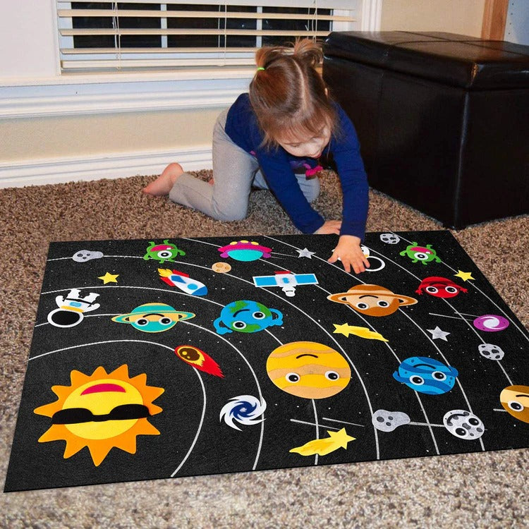 Montessori Felt Learning Busy Board L'atelier Montessori