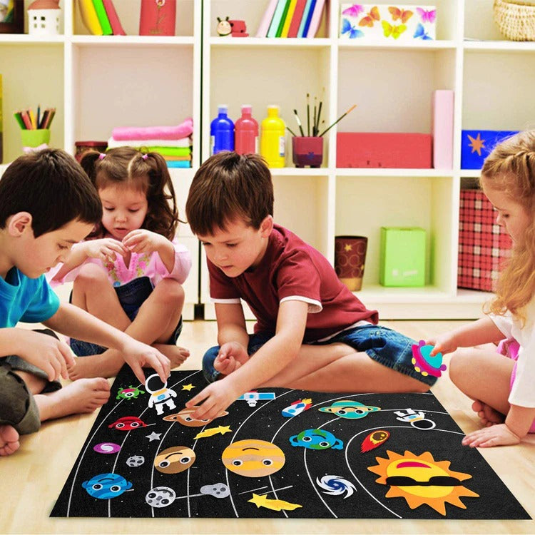 Montessori Felt Learning Busy Board L'atelier Montessori