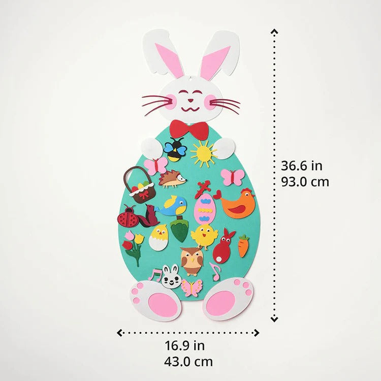 Montessori Felt Rabbit L'atelier Montessori