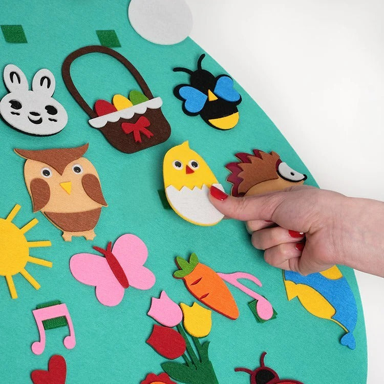 Montessori Felt Rabbit L'atelier Montessori