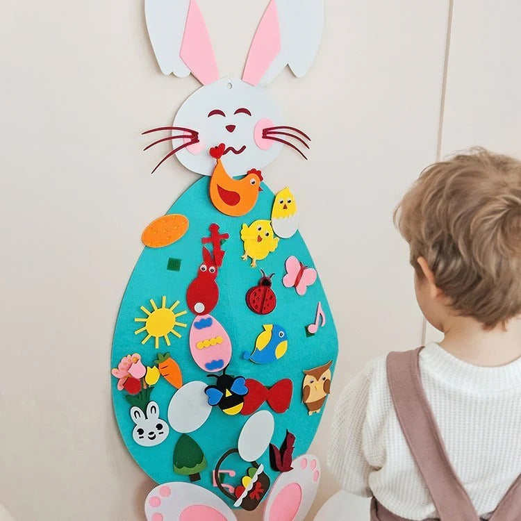 Montessori Felt Rabbit L'atelier Montessori
