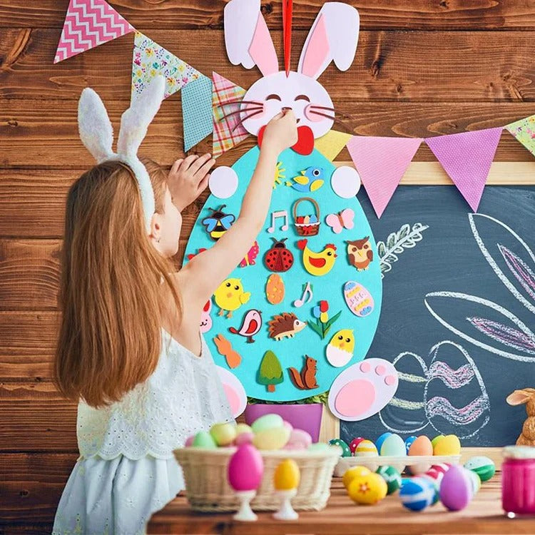 Montessori Felt Rabbit L'atelier Montessori