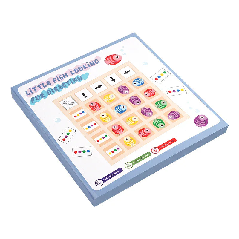 Montessori Fish Color Coordination Puzzle L'atelier Montessori
