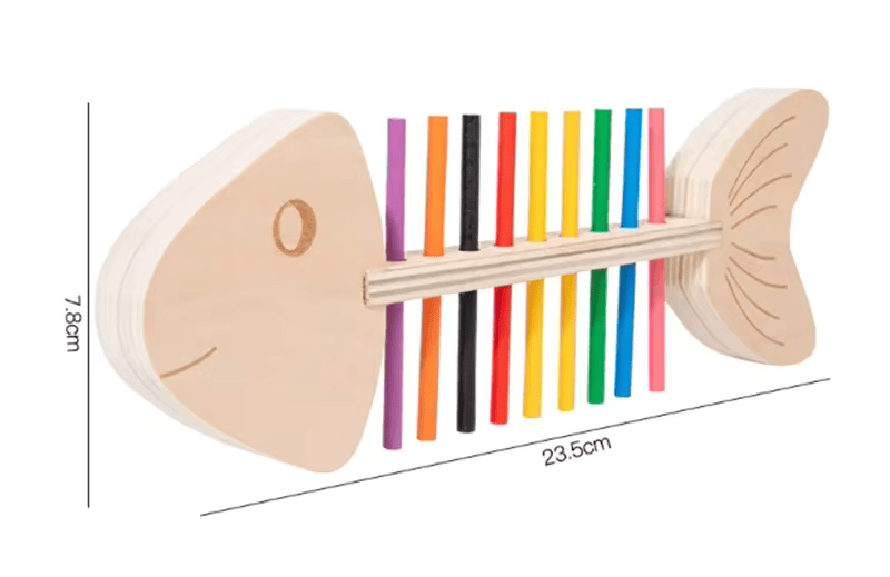 Montessori Fishbone Matching Puzzle L'atelier Montessori