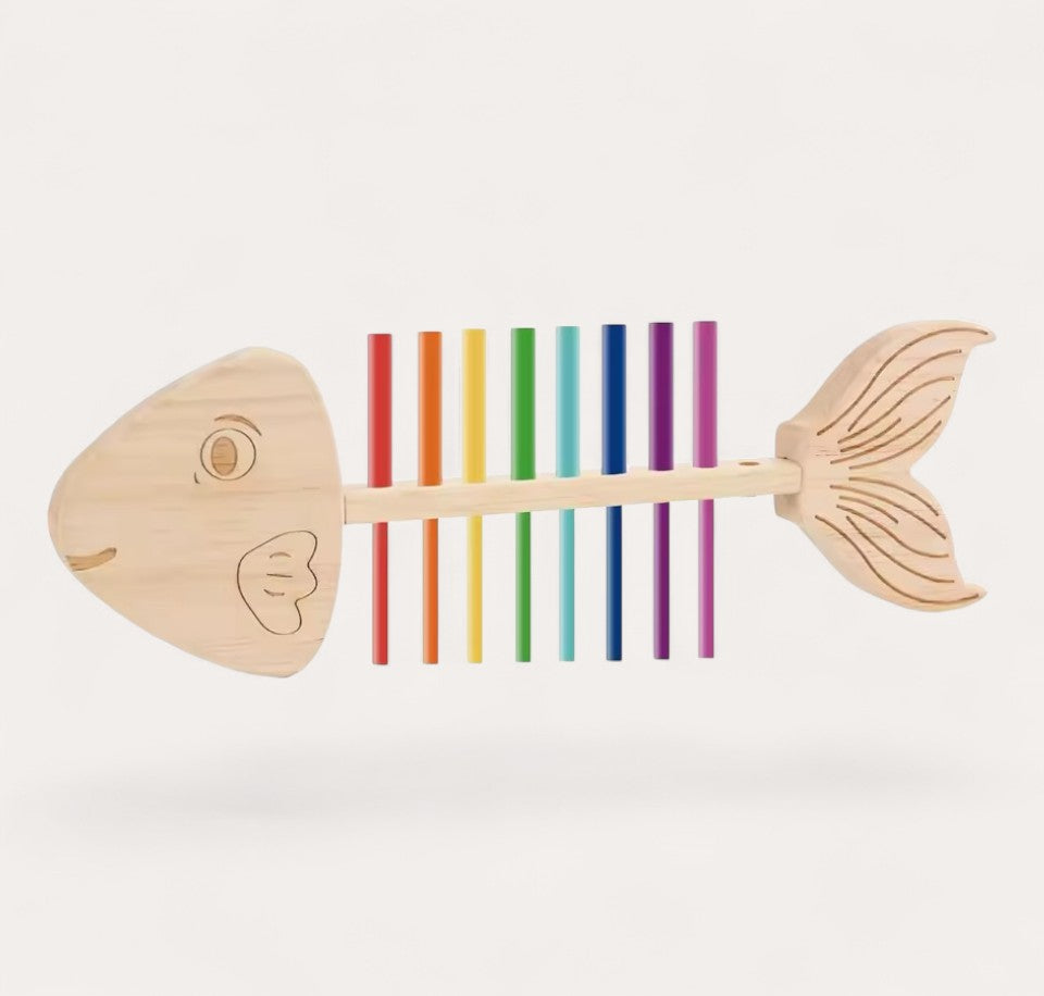 Montessori Fishbone Matching Puzzle L'atelier Montessori