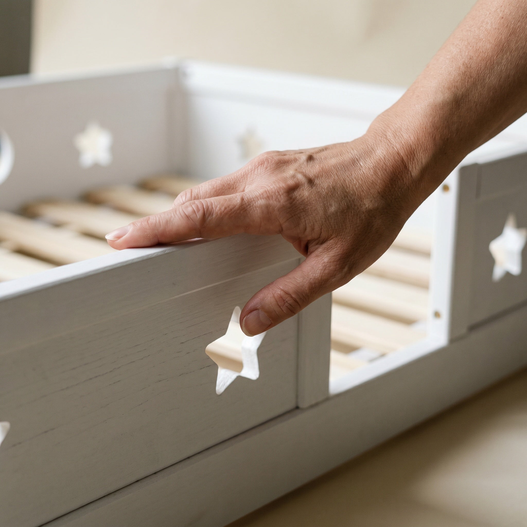 Montessori Floor Bed Moon and Stars L'atelier Montessori