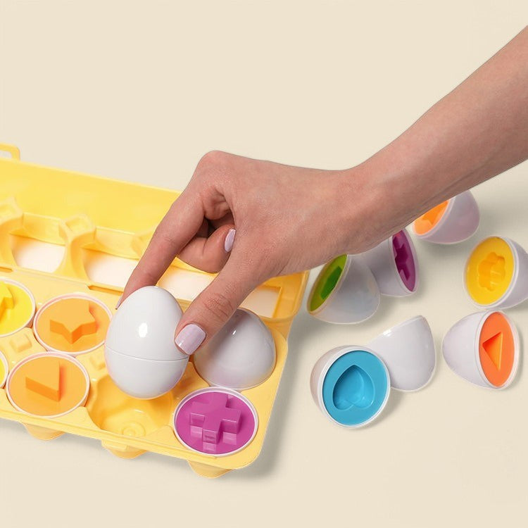 Montessori Geometric Eggs L'atelier Montessori