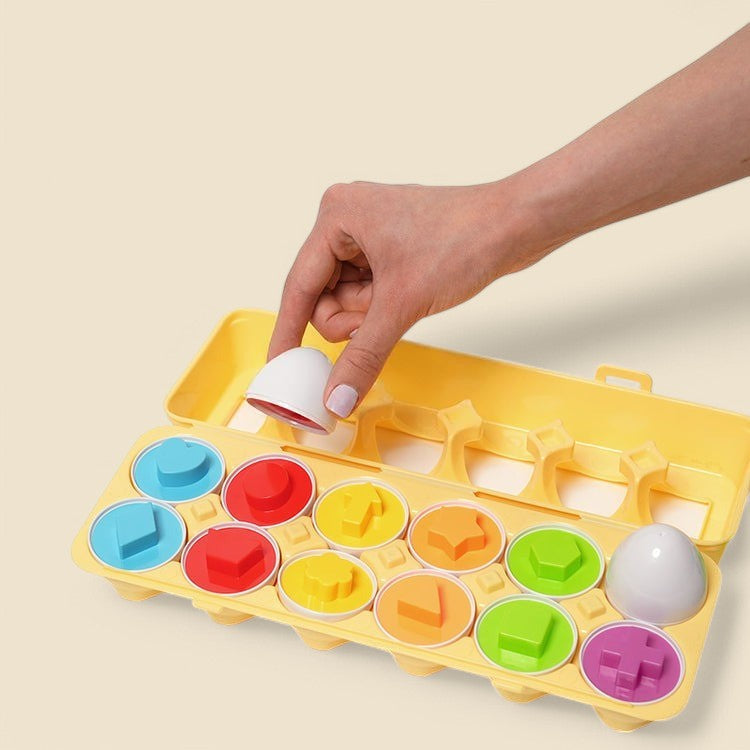 Montessori Geometric Eggs L'atelier Montessori