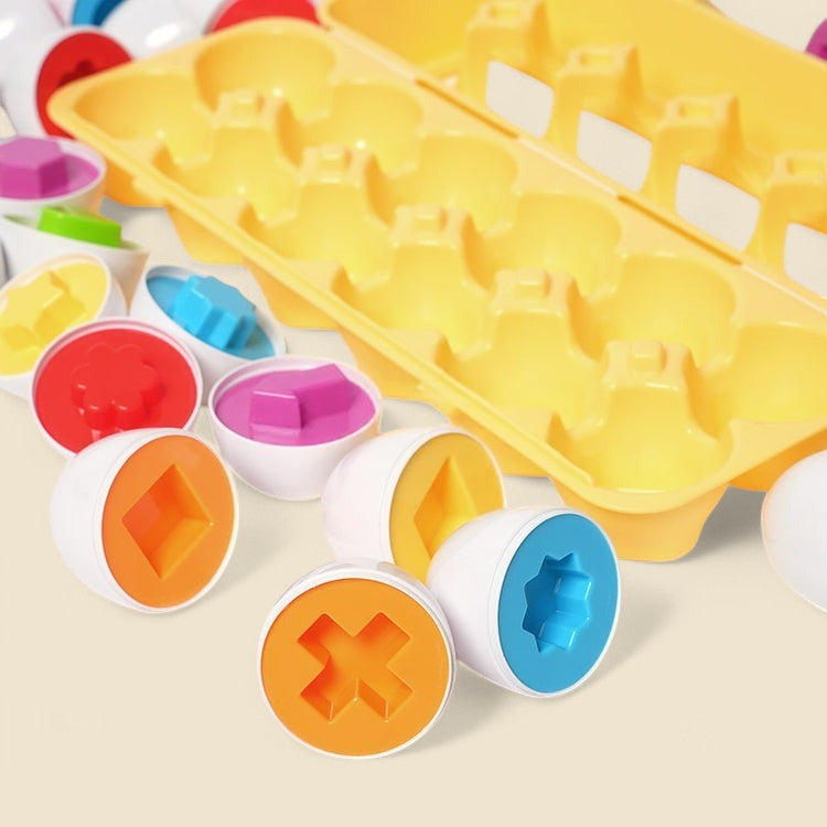 Montessori Geometric Eggs L'atelier Montessori