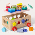 Montessori Geometric Shape Stacking Toy L'atelier Montessori