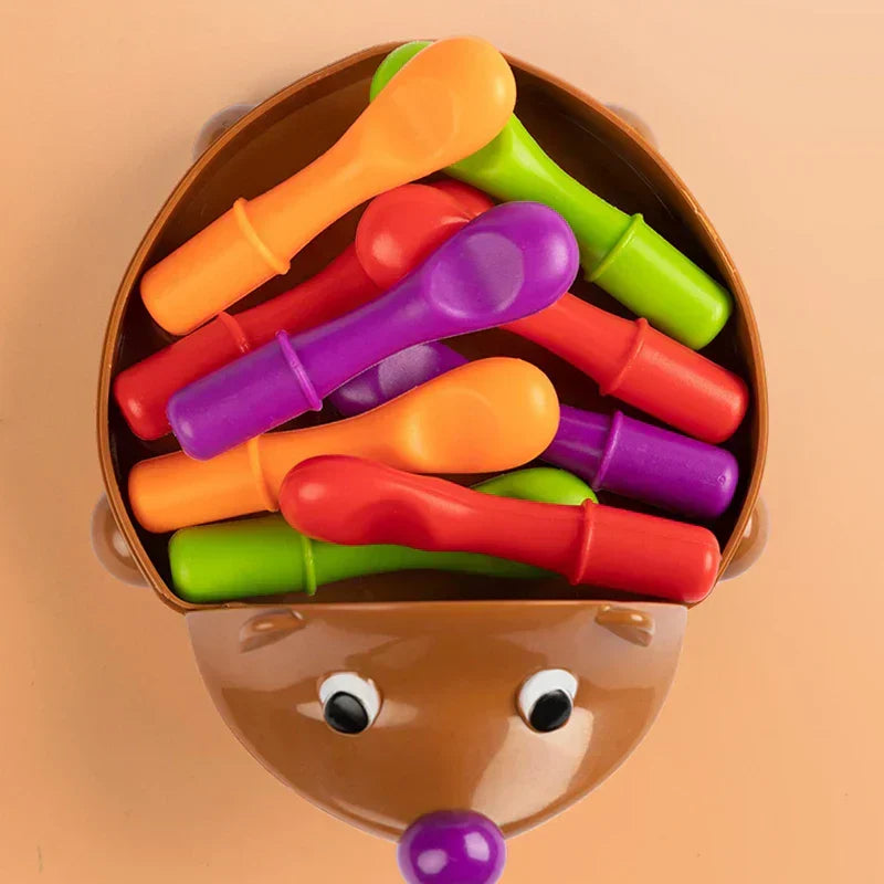 Montessori Hedgehog Fine Motor Skills Game L'atelier Montessori
