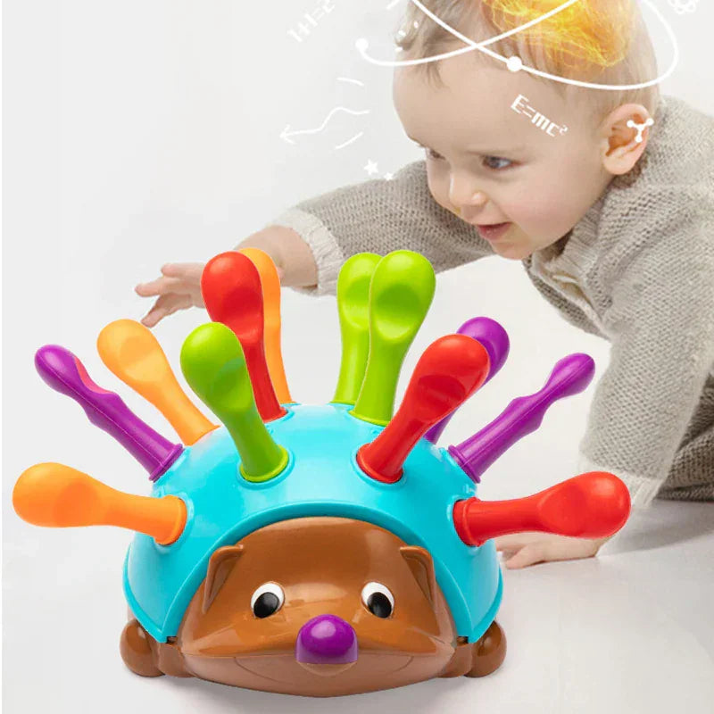 Montessori Hedgehog Fine Motor Skills Game L'atelier Montessori
