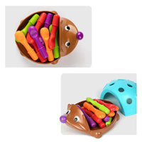 Montessori Hedgehog Fine Motor Skills Game L'atelier Montessori