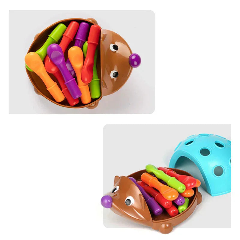 Montessori Hedgehog Fine Motor Skills Game L'atelier Montessori
