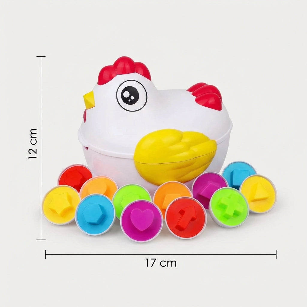 Montessori Hen and Geometric Shapes L'atelier Montessori