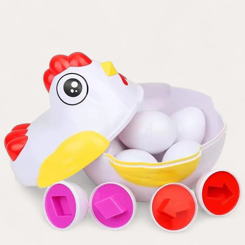 Montessori Hen and Geometric Shapes L'atelier Montessori