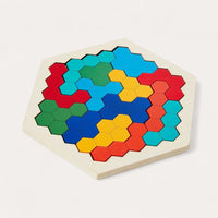 Montessori Hexagonal Puzzle L'atelier Montessori