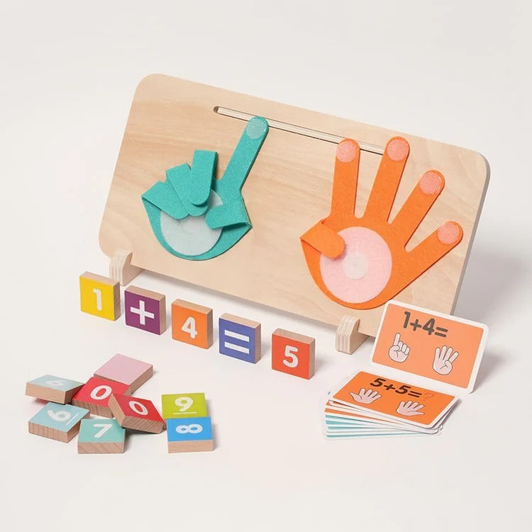Montessori High Five Math Game L'atelier Montessori