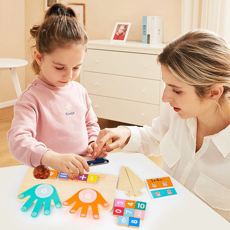 Montessori High Five Math Game L'atelier Montessori