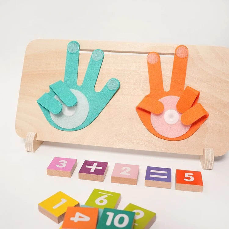 Montessori High Five Math Game L'atelier Montessori