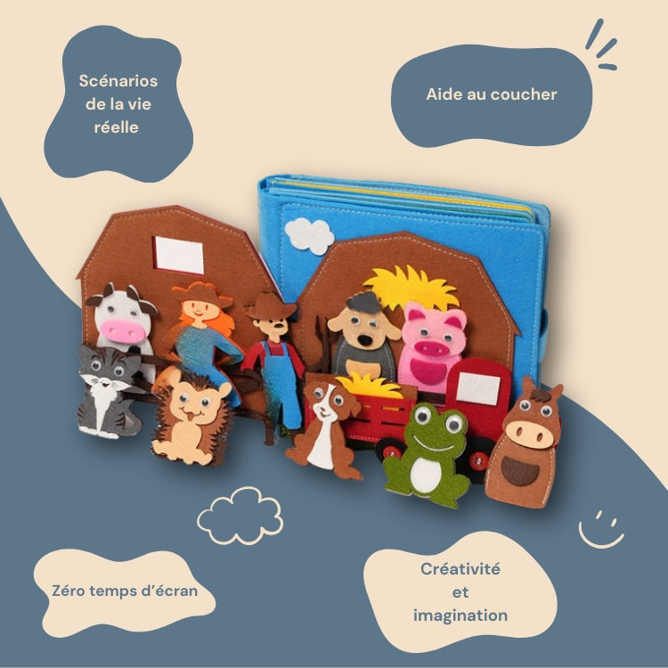 Montessori Interactive Farm Book L'atelier Montessori
