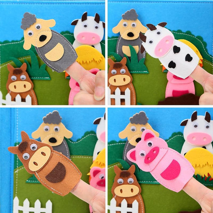 Montessori Interactive Farm Book L'atelier Montessori