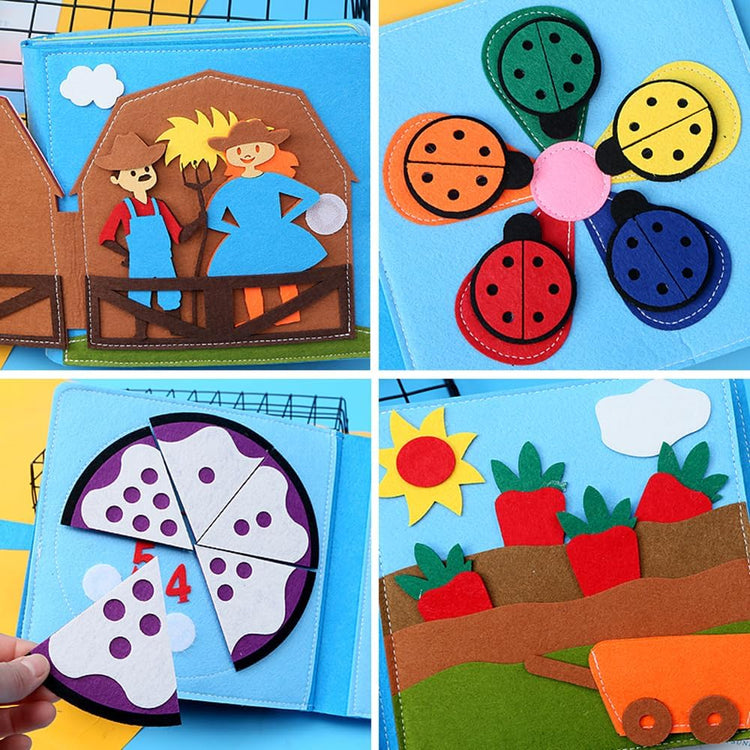 Montessori Interactive Farm Book L'atelier Montessori