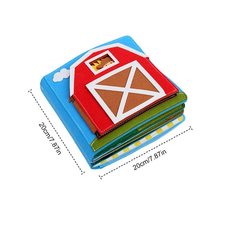 Montessori Interactive Farm Book L'atelier Montessori