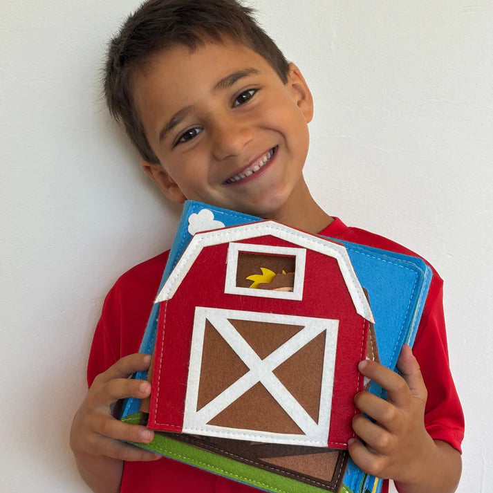 Montessori Interactive Farm Book L'atelier Montessori