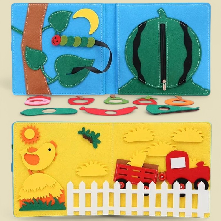 Montessori Interactive Farm Book L'atelier Montessori