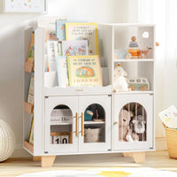 Montessori Kids Wooden Bookshelf Toy Storage Montessori & Toys