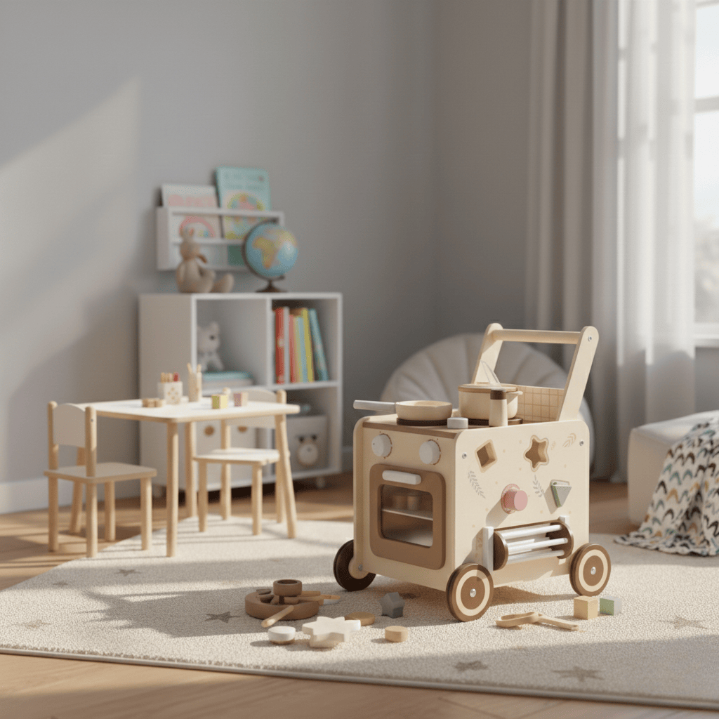 Montessori Kitchen Cart L'atelier Montessori