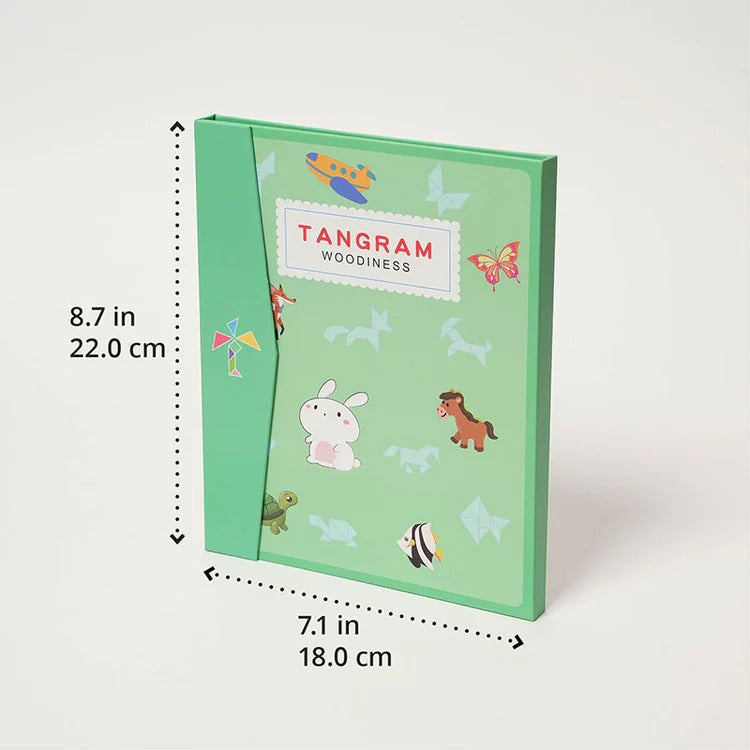 Montessori Magnetic Tangram Book L'atelier Montessori