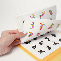 Montessori Magnetic Tangram Book L'atelier Montessori