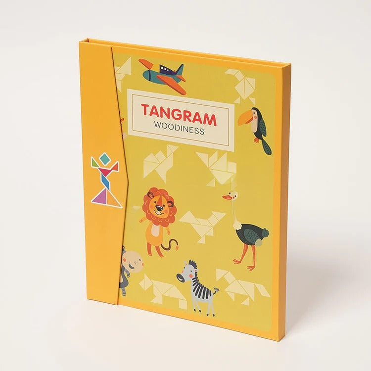Montessori Magnetic Tangram Book L'atelier Montessori