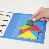 Montessori Magnetic Tangram Book L'atelier Montessori