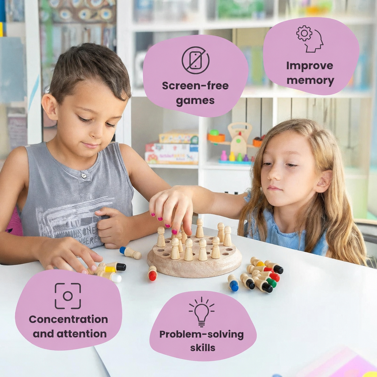 Montessori Memory Game L'atelier Montessori
