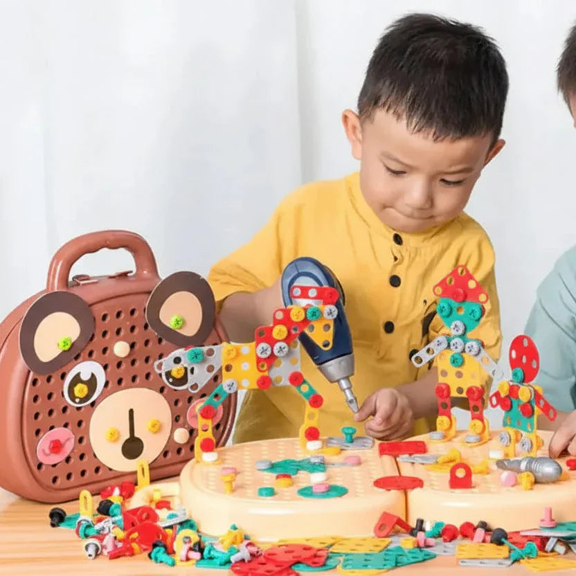 Montessori Mosaic Pegboard Set L'atelier Montessori