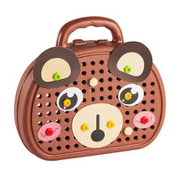 Montessori Mosaic Pegboard Set L'atelier Montessori
