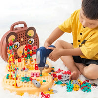Montessori Mosaic Pegboard Set L'atelier Montessori