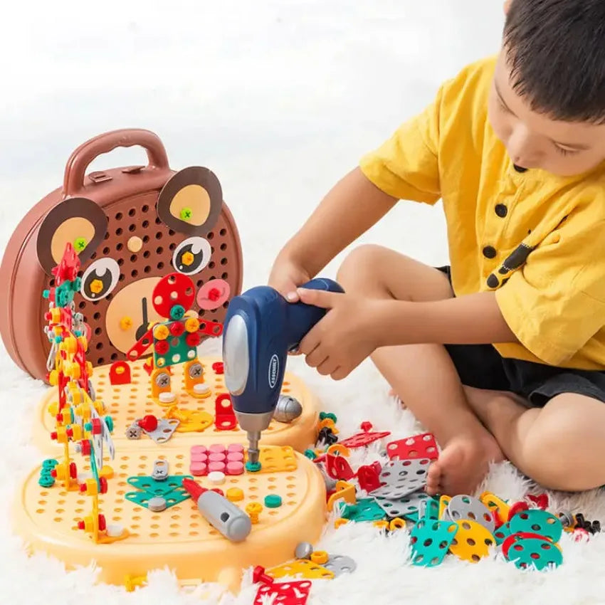 Montessori Mosaic Pegboard Set L'atelier Montessori