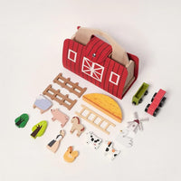 Montessori Portable Farm Playset L'atelier Montessori