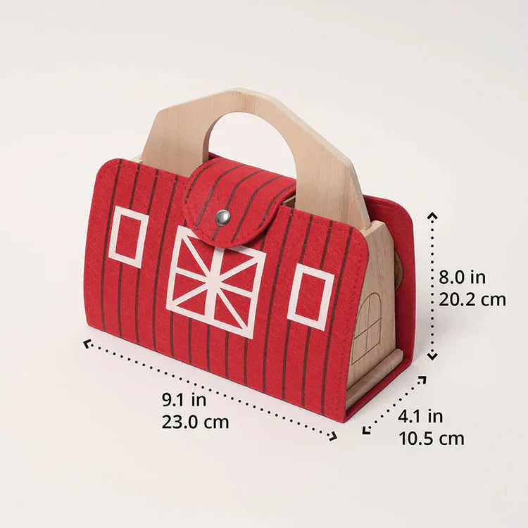 Montessori Portable Farm Playset L'atelier Montessori