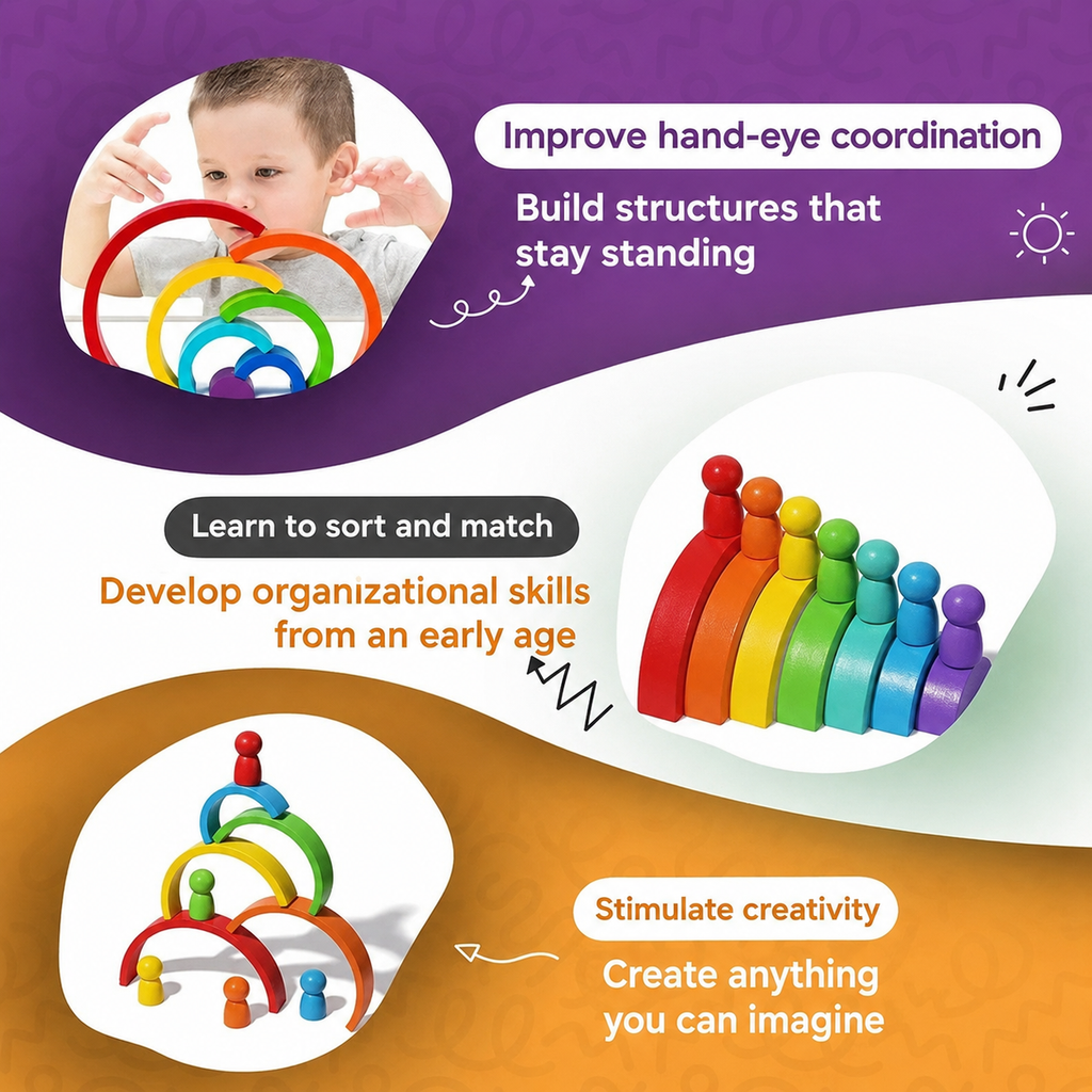 Montessori Rainbow and Little People L'atelier Montessori