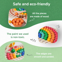 Montessori Rainbow Beads L'atelier Montessori