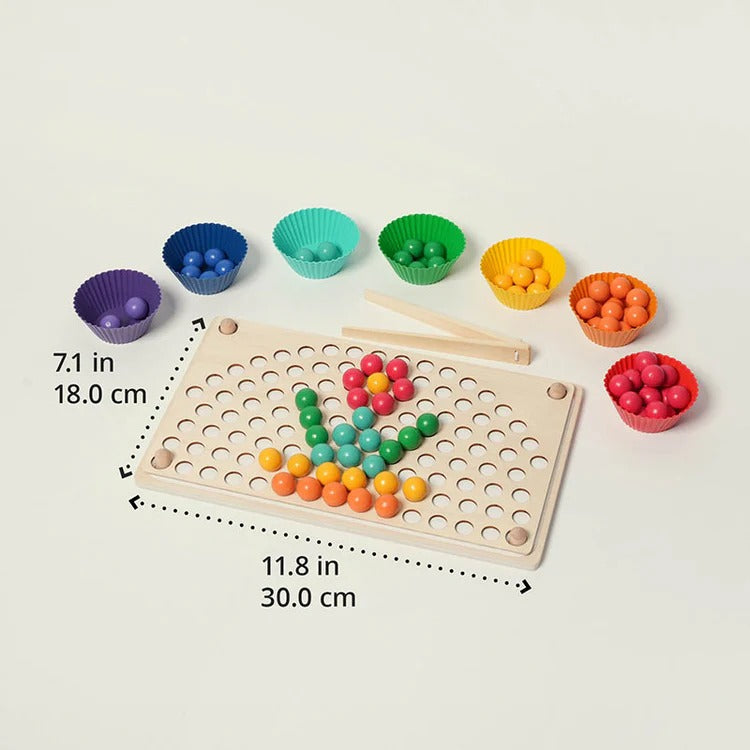 Montessori Rainbow Beads L'atelier Montessori
