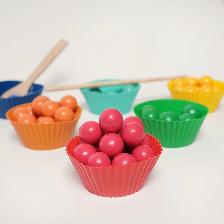 Montessori Rainbow Beads L'atelier Montessori