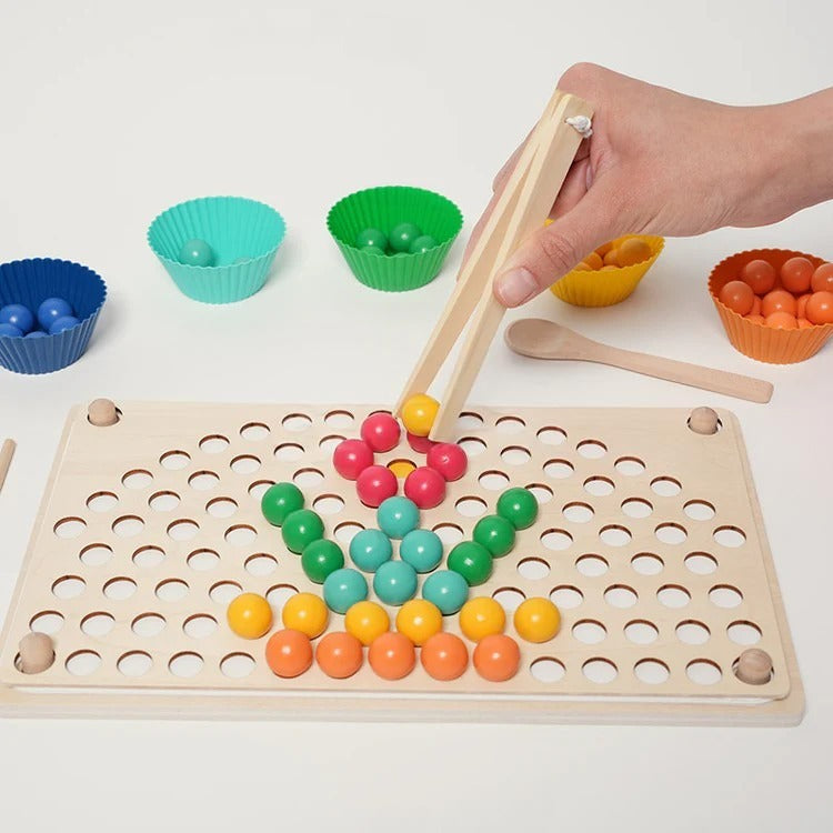 Montessori Rainbow Beads L'atelier Montessori