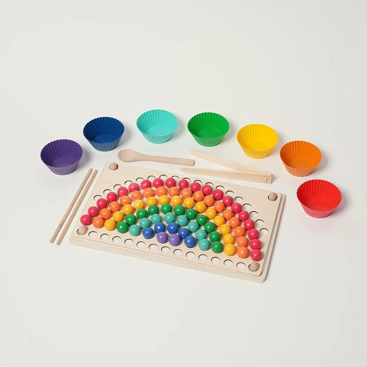 Montessori Rainbow Beads L'atelier Montessori