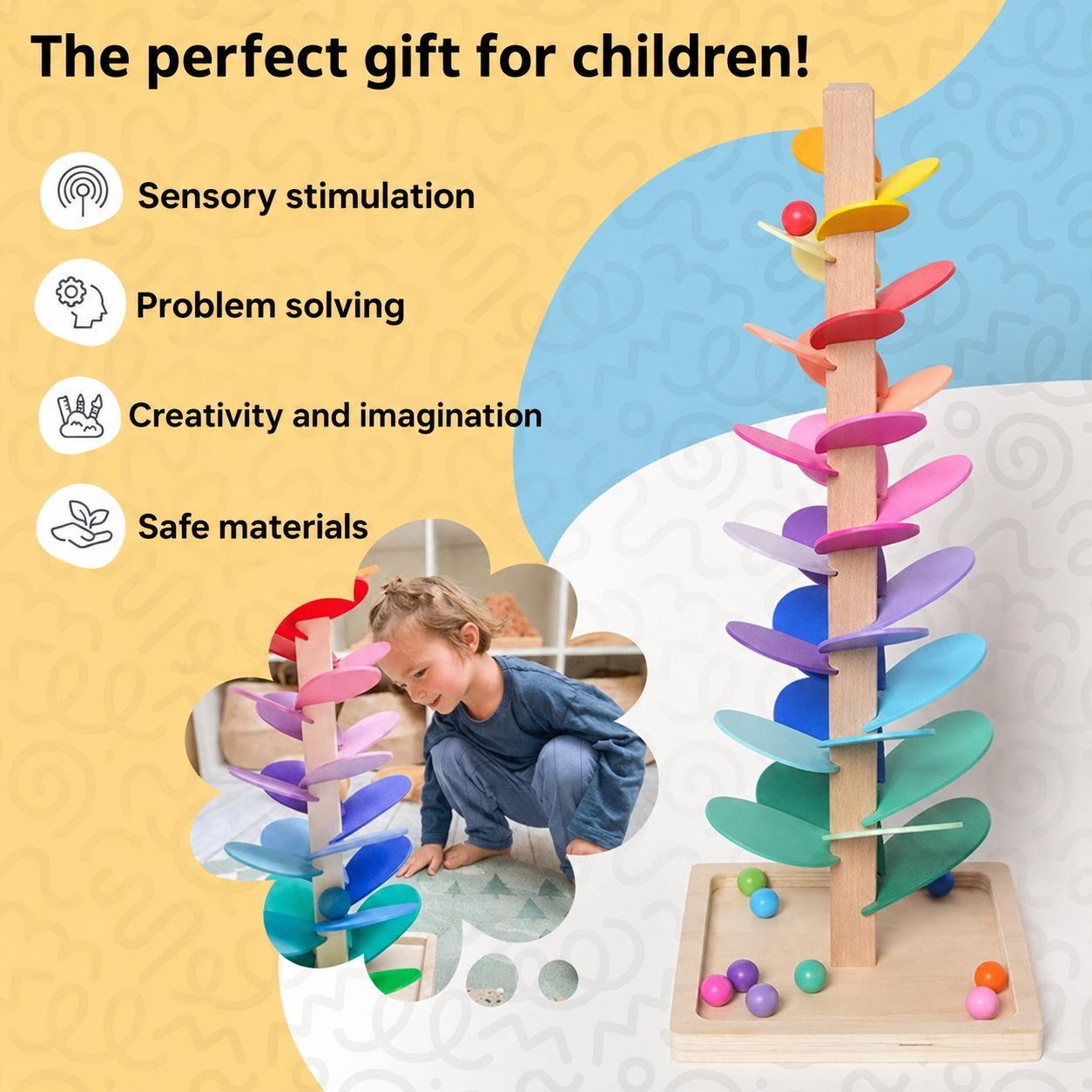 Montessori Rainbow Tree L'atelier Montessori